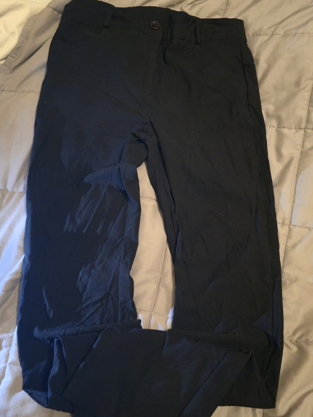 Color Swatch Women’s Dress Pants Lightweight Black - Large